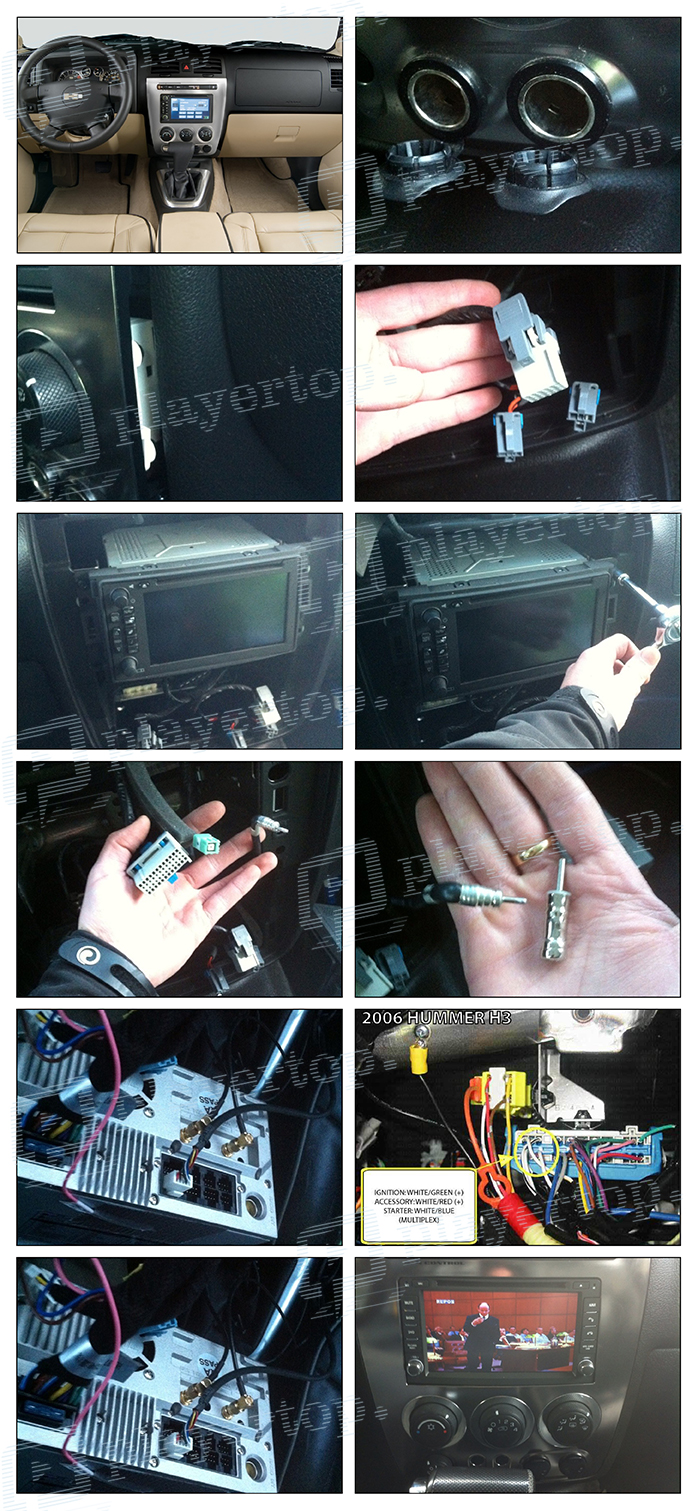 Installation autoradio Hummer h3